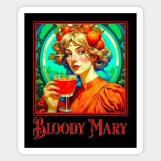 Bloody Mary Art Nouveau Magnet